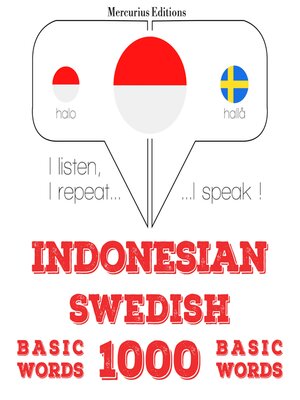 cover image of 1000 kata-kata penting di Swedia